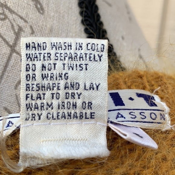 KIKIT MAURICE SASSON Mohair V-Neck Sweater - Mustard - Picture 10 of 10